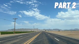 Driving from San Diego California to Miami Florida | Part 2 - Yuma, AZ to Williams, AZ