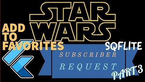 Flutter SQFLITE - ADD TO FAVORITES - PART 3