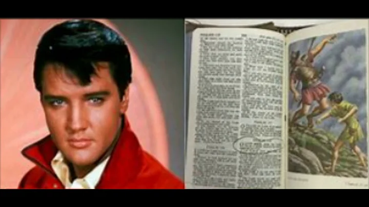 Elvis Presley what he wrote in his Bible..