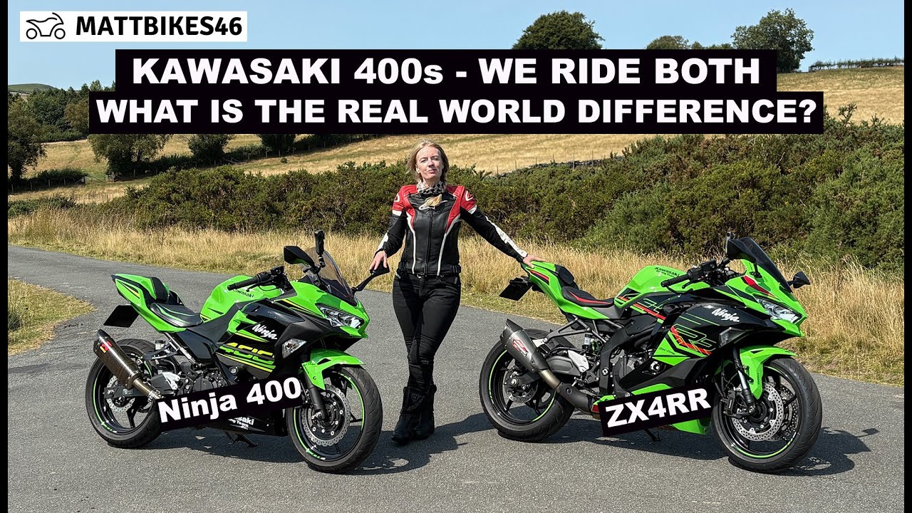 Kawasaki ZX4RR против Ninja 400: реальный дорожный тест