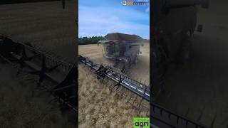 BIG BLACK COMBINE HARVESTER fendt agriculture harvest2023