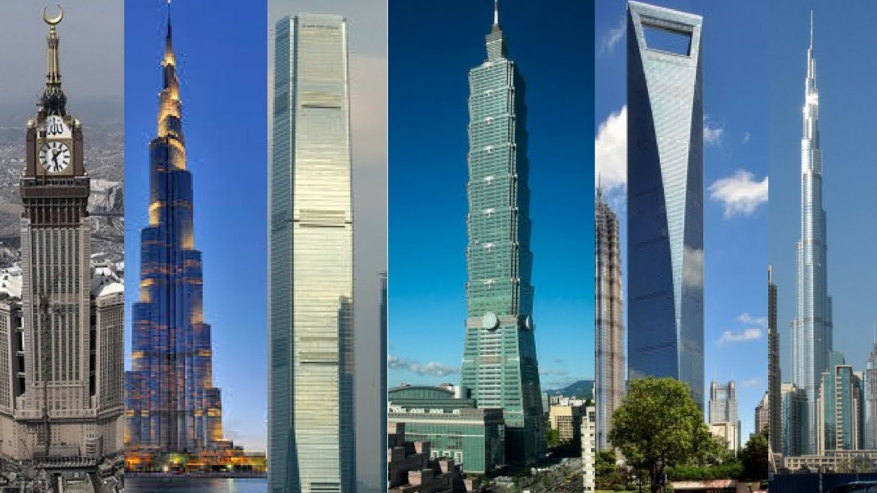 Top 10 Tallest Buildings in the World /burj khalifa
