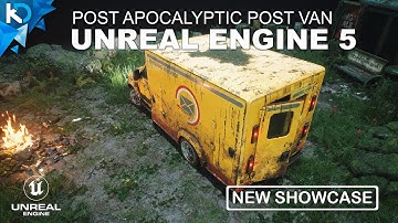 Post Apocalyptic Post Van - Unreal Engine 5 #GameDev #UE5