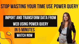 Import and Transform Web Page Data using Power Query