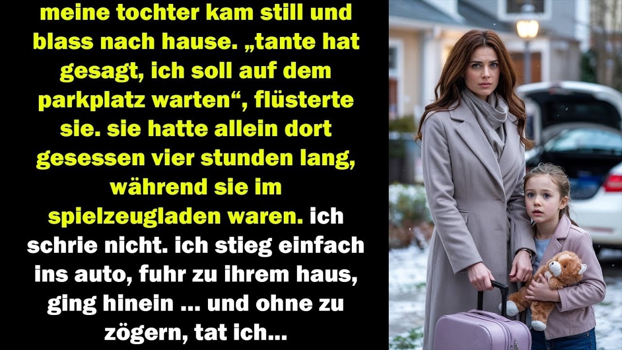 meine tochter wartete stundenlang im kalten – was ich dann bei meiner schwester tat, war endgültig.