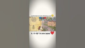 @X-9 OP🥷 vs RANDOM PLAYER😈 friendly #1v1 #bgmi #viralvideo #viralshorts #shorts @FaithPlayzZzYT