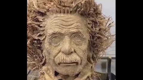 Art creation from the tree roots