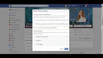 Facebook Group New Feature - Questions