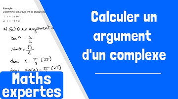 Comment calculer un argument d