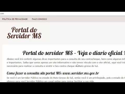 Portal Do Seridor Ms - Visite nosso site.