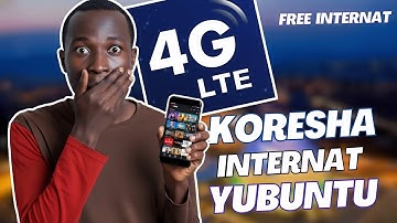 Uko Wakoresha 4G Internet Y’Ubuntu Aho Waba Uri Hose ku Isi
