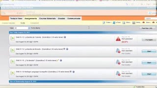 MyLanguageLabs Student: Overview of Assignments