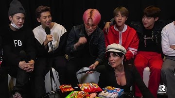 HALSEY crashes our BTS interview