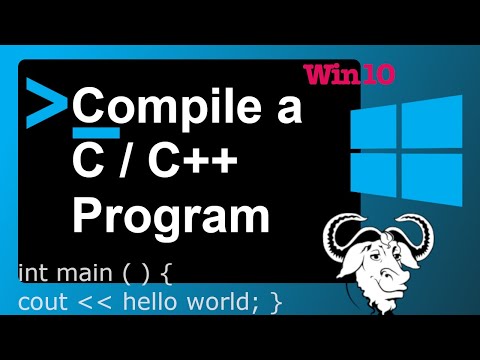 C/C++ Tutorial for Beginners - Install GNU (GCC/G++) Compiler Tools on Windows 10 - MinGW