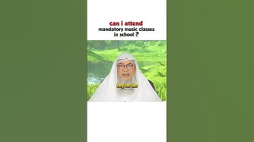 Can i attend music classes in school if they are mandatory?| #islam #islamic #music #haram #singing
