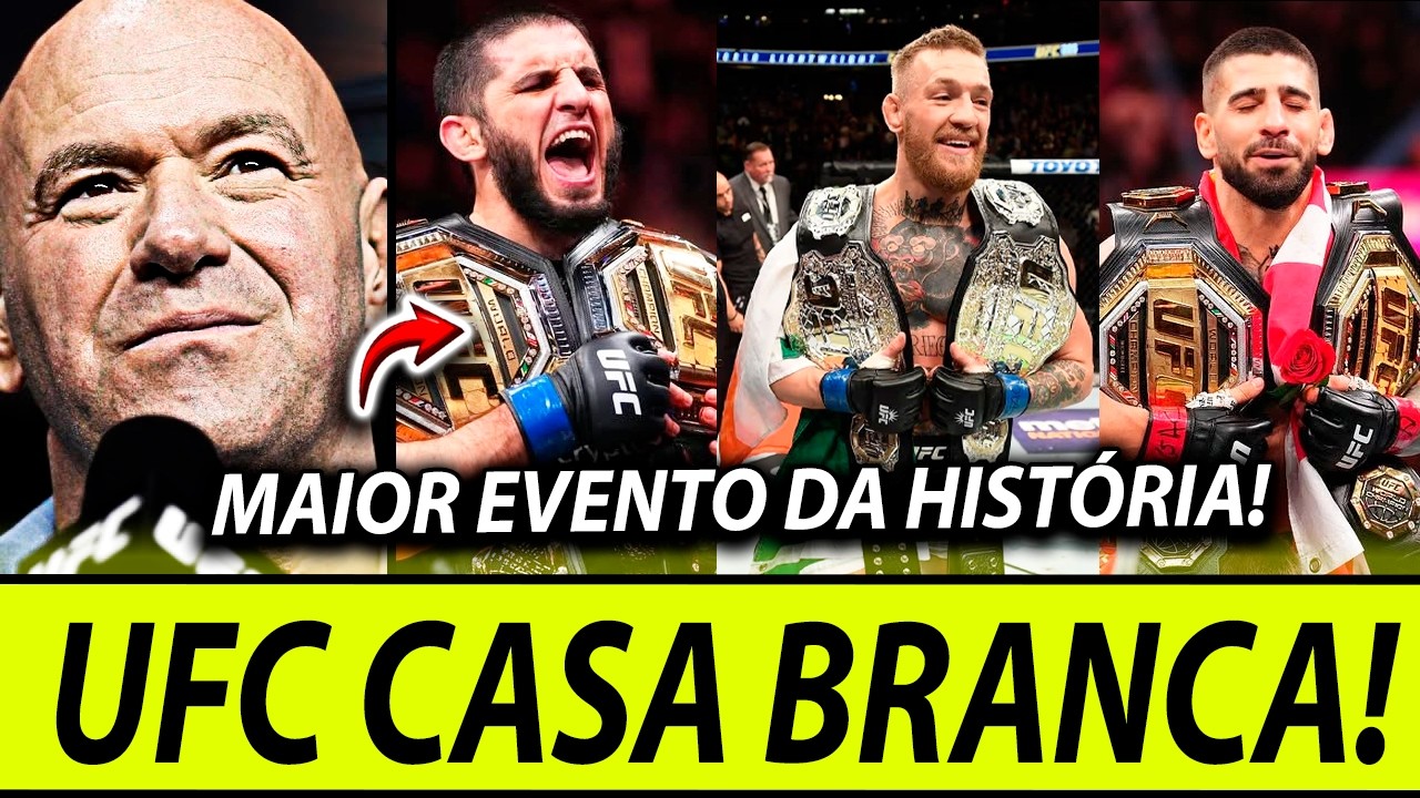 O MAIOR EVENTO DE MMA DA HISTÓRIA!🚨TODAS AS LUTAS DO UFC NA CASA BRANCA!
