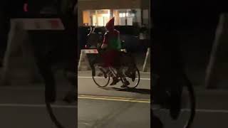 Weird Reindeer Bike #christmas