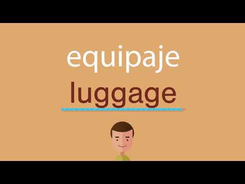 Cómo se dice equipaje en inglés