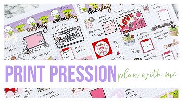 Plan With Me | Print Pression B6 | No Kit Planning!