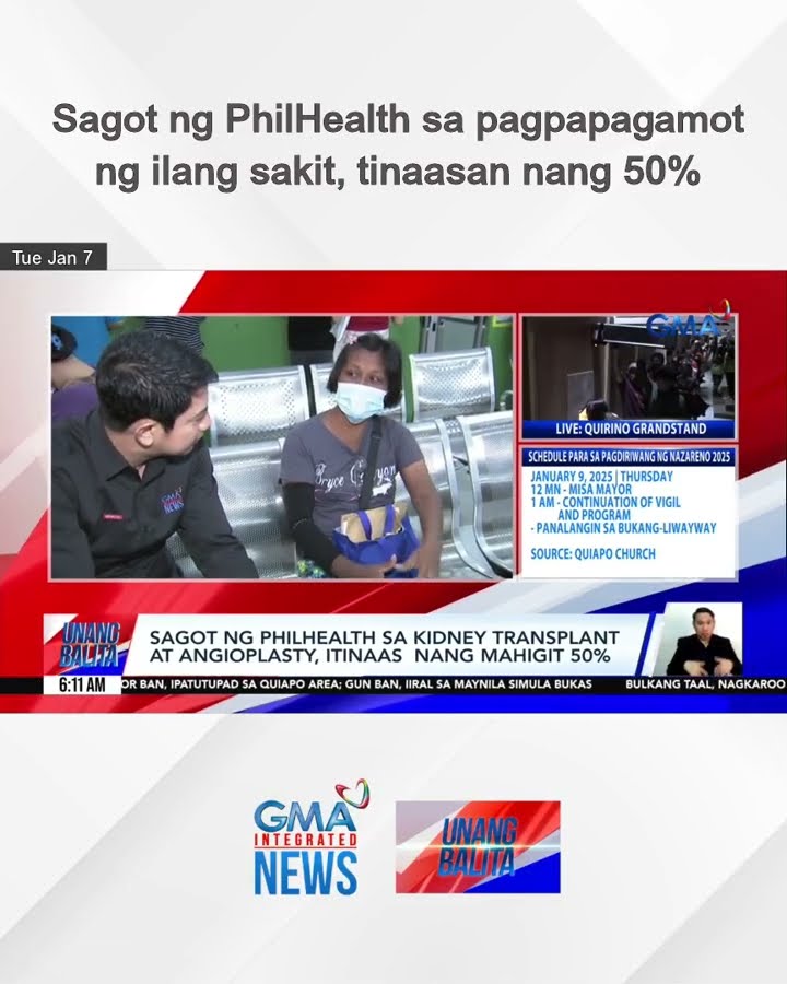 Sagot ng PhilHealth sa pagpapagamot ng ilang sakit, tinaasan nang 50% | Unang Balita