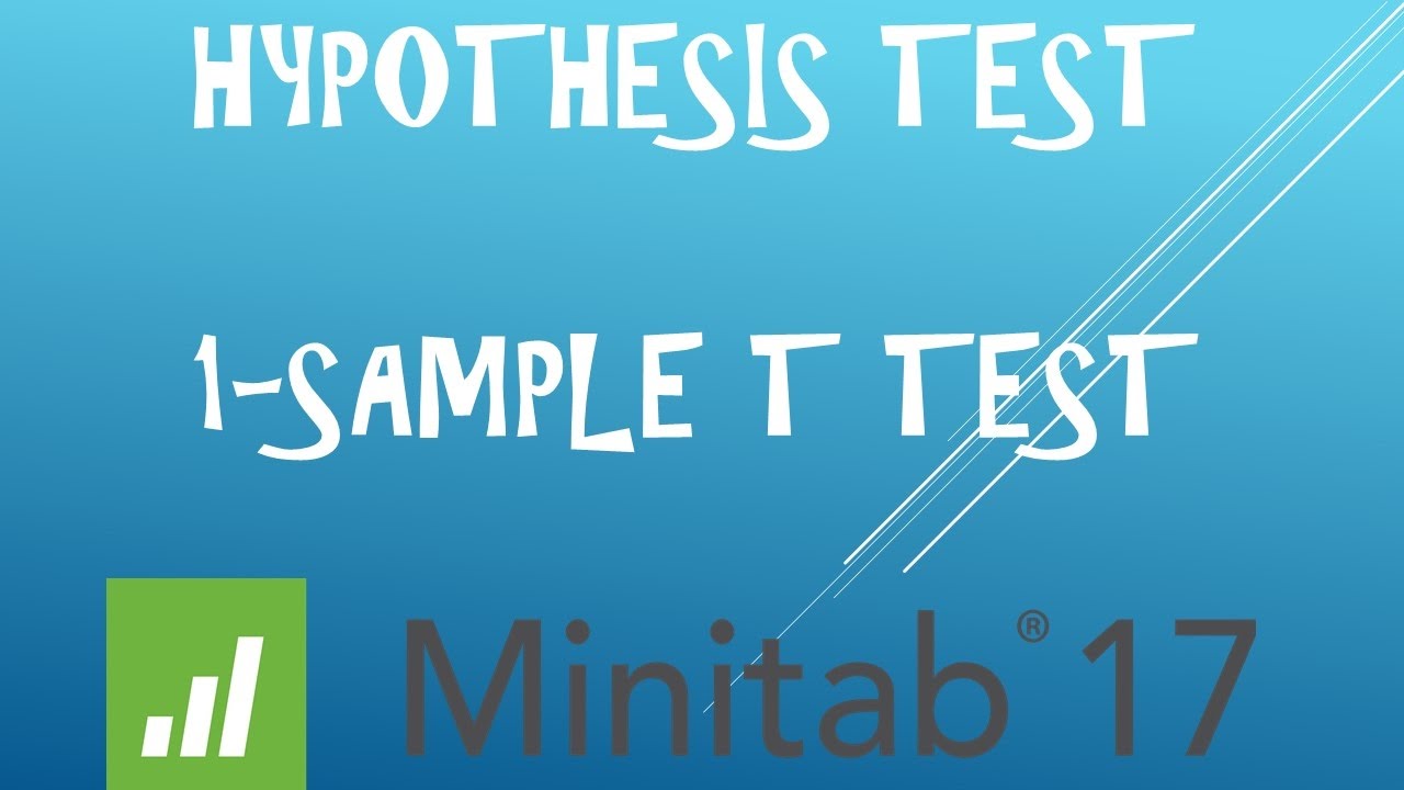 how to do a hypothesis test in minitab