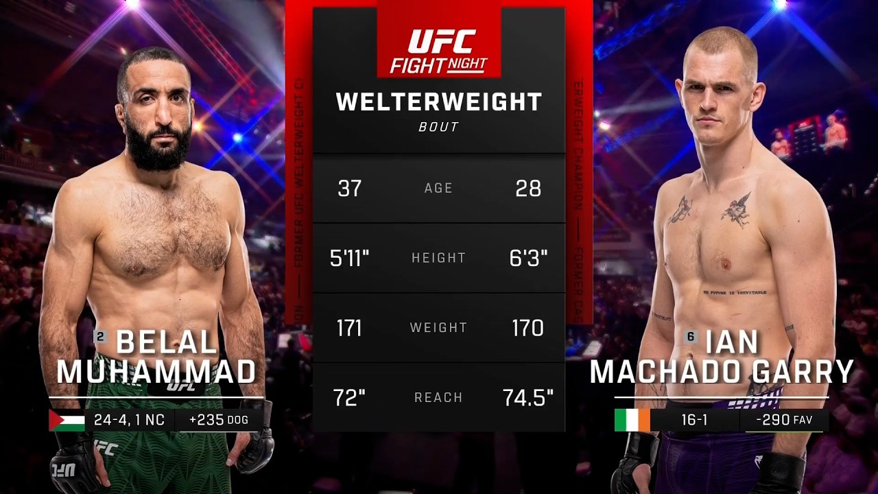 Belal Muhammad x Ian Machado Garry | LUTA COMPLETA | UFC 330