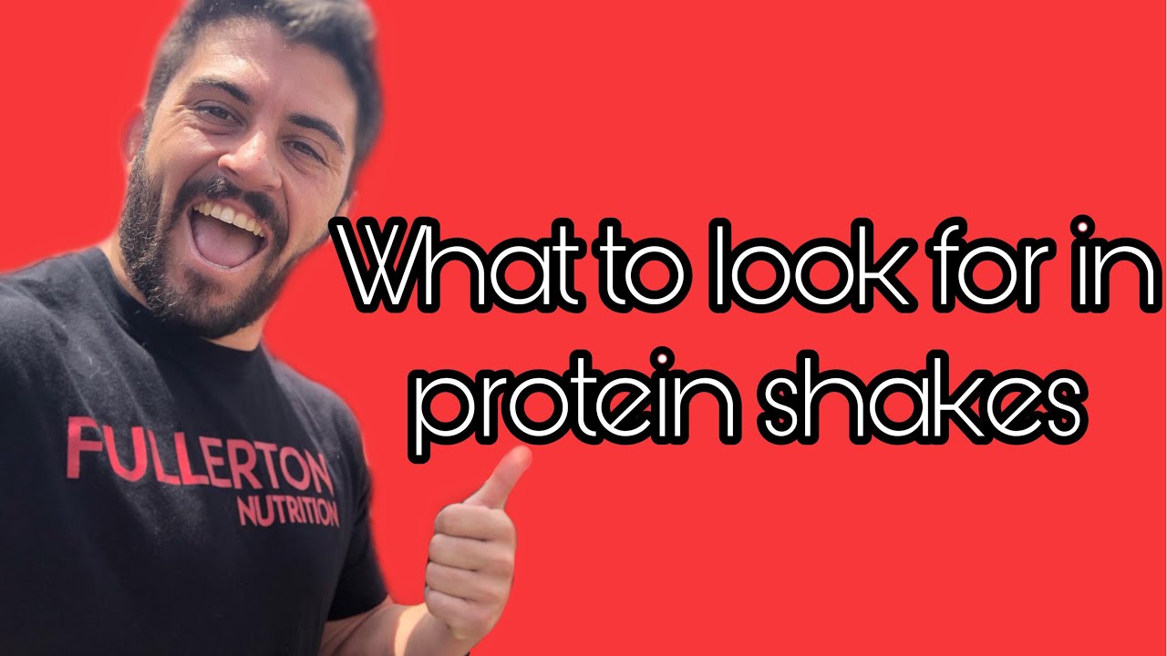 What to look for in a protein meal replacement shake. Are you really