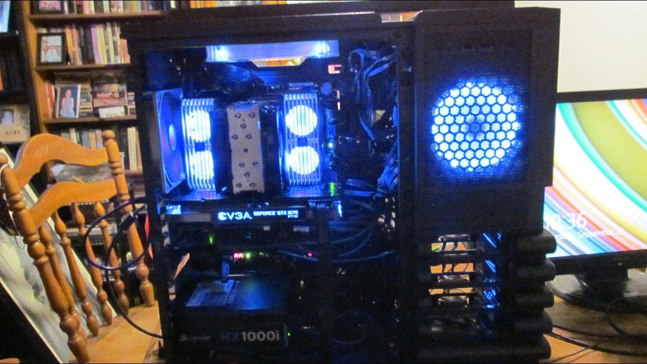 CLEANING A PC WITH AN AIR COMPRESSOR - YouTube