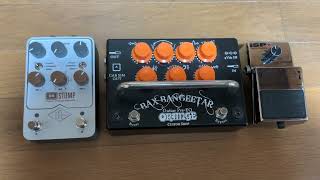 orange BAX BANGEETAR × universal audio OX STOMP