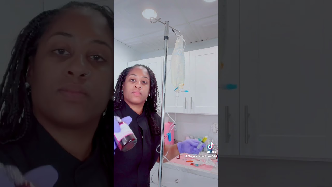 IV vitamin drip therapy 