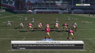 Cover 0 (All out blitz) tutorial.