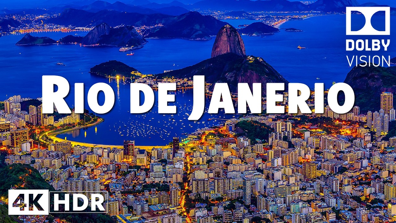 [4K] RIO DE JANEIRO – Sunset Over Copacabana | Deep House Chill