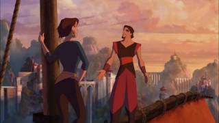 Sinbad kissed sweetly and sailed together with the girl he loved