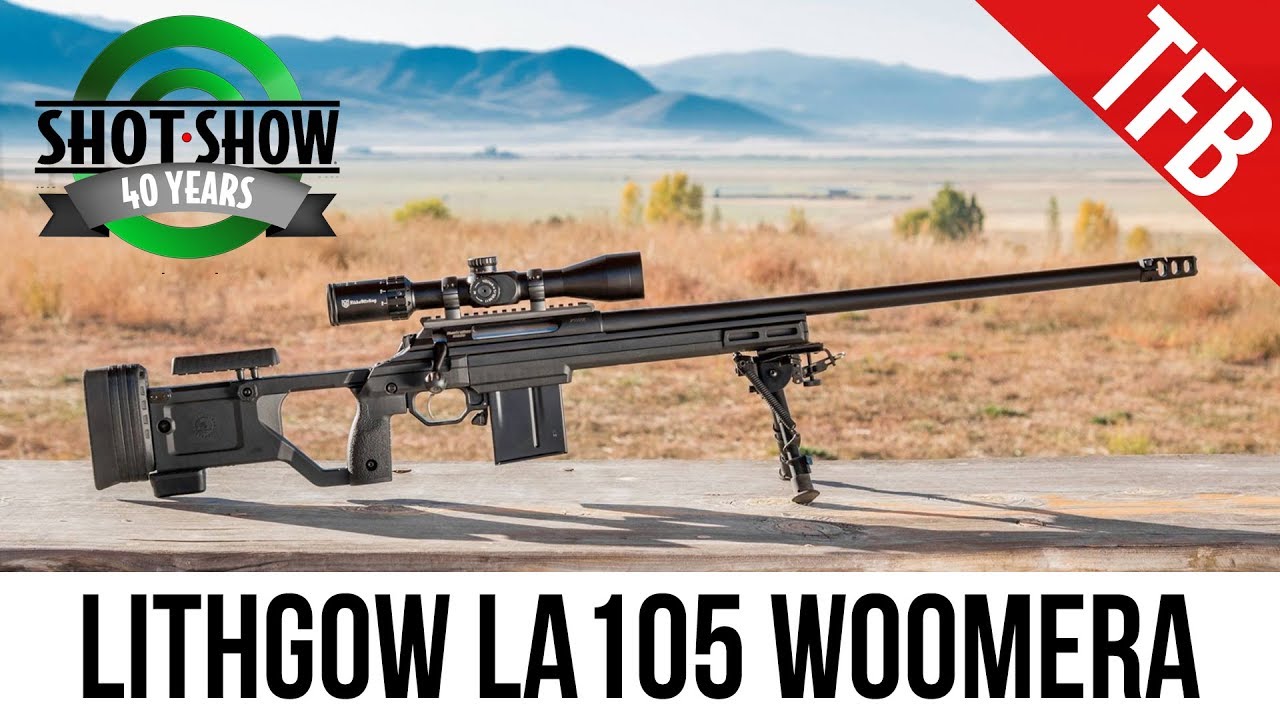 [SHOT 2018] Lithgow LA105 Woomera Long Range Rifle at SHOT Range Day ...