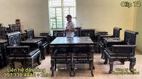 SIÊU PHẨM ; trường kỷ 12 món cẩn ốc, tủ bầy đồ khảm ốc, bàn bán nguyệt, đồ gỗ sưu sưu tầm