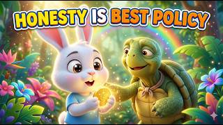 Honest Rabbit Story 🐰 | Moral Story for Kids | Honesty is the Best Policy | Kids Story in Urdu/Hindi