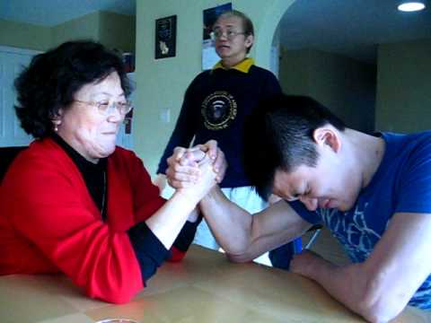 Moms wrestling their sons