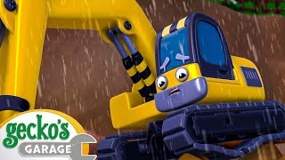 Rainy Day Emergency | Gecko's Garage | Cartoons For Kids | Toddler Fun Learning