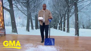 Tips for shoveling snow safety