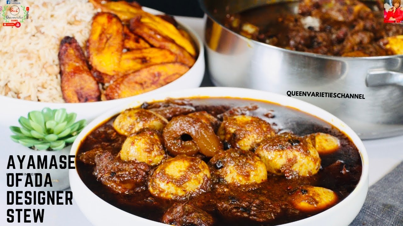 HOW TO MAKE DESIGNER STEW   Ayamase Stew   Ofada Stew    Nigerian Ayamase Stew Recipe