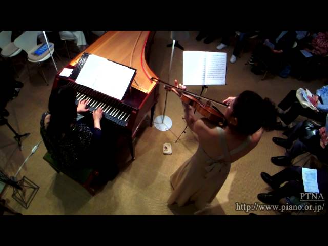 Ogura Kikuko & Onishi Ritsuko / Mozart - Violin Sonata K.7 Mov.1