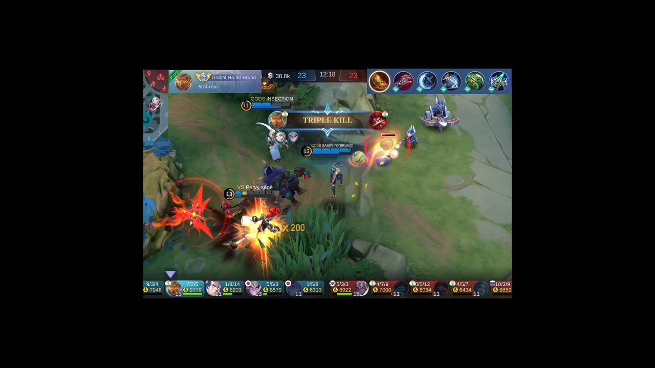 Best Bruno Build Attack Speed Solo Ranker 1vs5 Savage 90% Working 😱