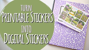 From PRINTABLE to DIGITAL: Transform Your Planner Stickers In Minutes!