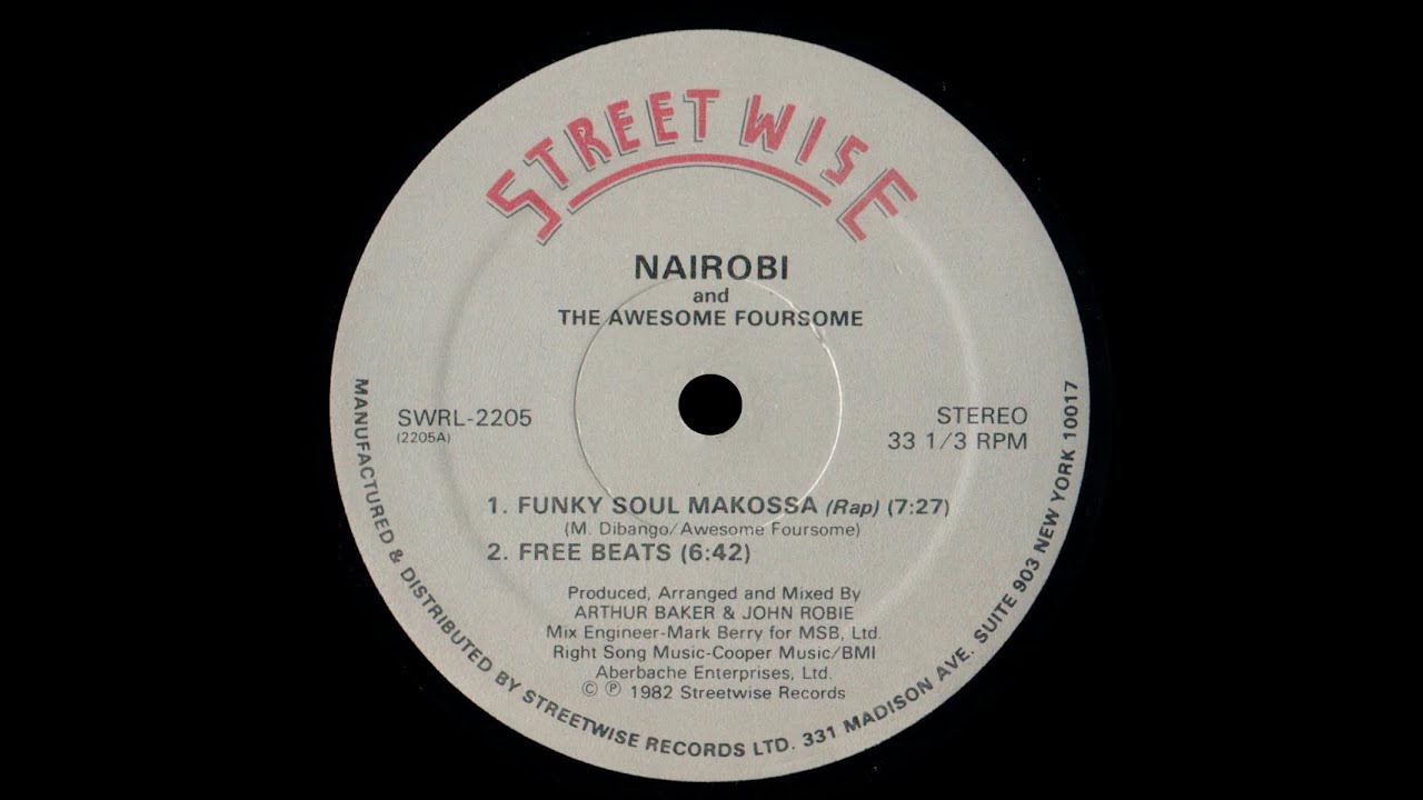 Nairobi And The Awesome Foursome - Funky Soul Makossa - Rap '82 Nairobi And The Awesome Foursome - Funky Soul Makossa - Rap '82