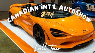 Biggest Car Show in Canada | 2024 Canadian International AutoShow | Full Exhibition Tour