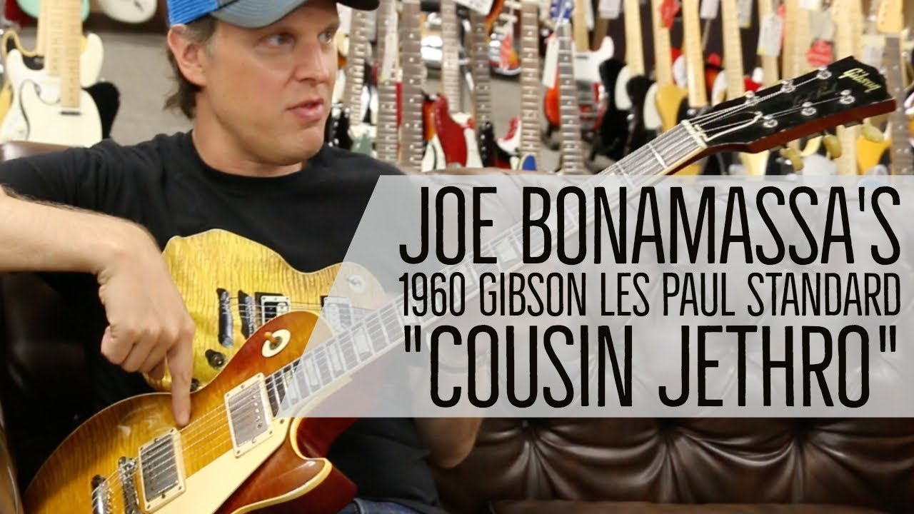 Joe Bonamassa's 1960 Gibson Les Paul Standard "Cousin Jethro" at Norman's  Rare Guitars - YouTube