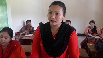 I will teach others what I have learned in the Chakma alphabet. - One alphabet student.