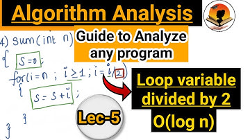 What is O(log n)? | Algorithm Analysis - Lec 5 | Time & Space complexity | GATE & Interview | DAA