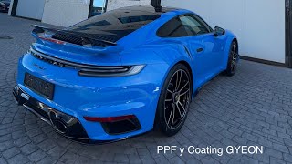 PPF PremiumShield y Coating GYEON para este Porsche 911 Turbo S de 650cv 😰