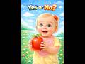 Yes or No? 🍎 | Kids Learning | Adab Play Kids #kidslearning #learnwithfun #learncolors